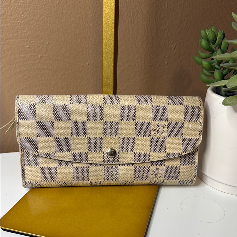 Louis Vuitton Damier Azure long wallet